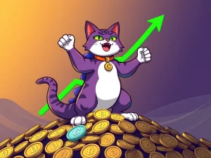 An anime-style cat character symbolizing CATZILLA presale success and the impact of Meow Points airdrops.