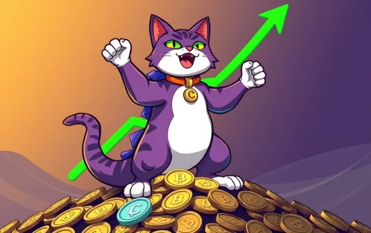 An anime-style cat character symbolizing CATZILLA presale success and the impact of Meow Points airdrops.