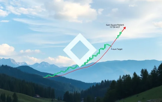 Chainlink (LINK) price chart illustrating Gann Square analysis pointing to potential significant gains.