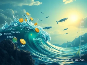 Chainlink whales driving a 70% price surge as tokens accumulate.