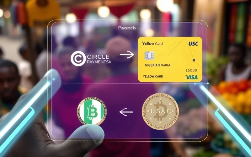 Circle Payments Network and Yellow Card enable real-time Naira payouts in Nigeria with USDC stablecoins