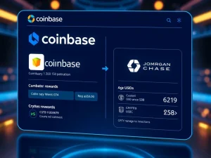 Coinbase and JPMorgan Chase partnership for crypto rewards and banking integration