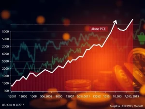U.S. Core PCE inflation rise impacting cryptocurrency markets