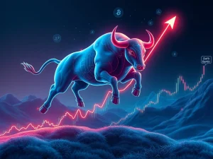 A visual representation of COW token's explosive 513% crypto surge, illustrating rapid market growth and investor optimism.