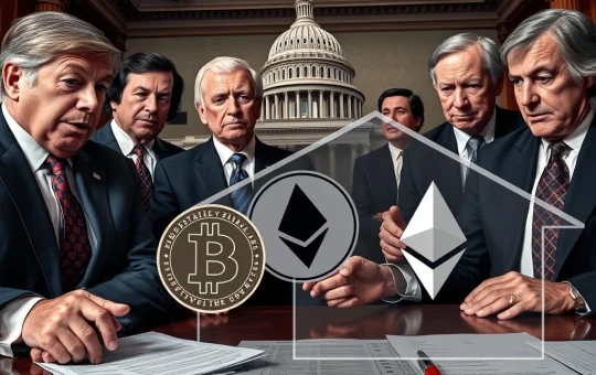 US Senators express concerns over crypto mortgage expansion, highlighting potential systemic risks to financial stability.