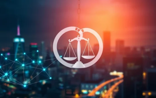 Illustrates the critical intersection of crypto volatility and legal systems, highlighting the risks and regulatory shifts in digital assets.