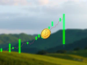 A chart showing the explosive surge of the DIA token, driven by Web3 and AI hype in the crypto market.