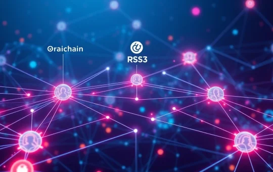 A visual representation of how Oraichain, Pinlink, and RSS3 are transforming digital identity into verifiable, composable assets for Web3.