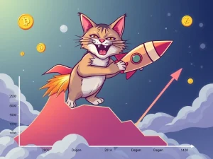 Troller Cat meme coin outperforming Dogecoin and Degen with high ROI