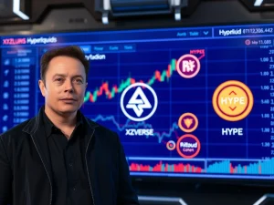 Elon Musk discussing XYZVerse and Hyperliquid in crypto market