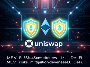 Angstrom DEX shield protecting Ethereum transactions from MEV risks, symbolizing enhanced security for DeFi users.