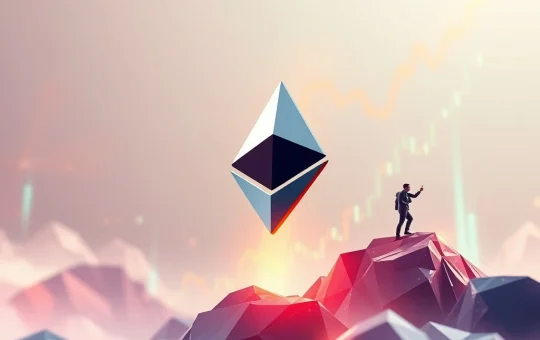 Visualizing Ethereum's remarkable price surge, highlighting the $9,000 ETH price target driven by market analysis and investor confidence.