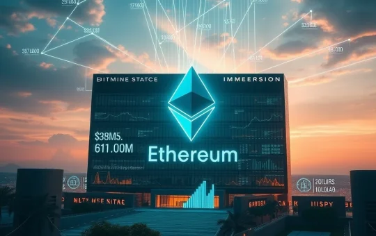 BitMine Immersion's strategic acquisition of a significant Ethereum stake, highlighting its leadership in corporate crypto holdings.