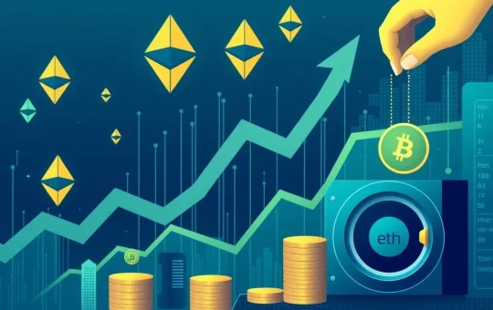 Illustrates the significant $453 million Ethereum ETFs inflow, highlighting institutional confidence and the record-breaking streak in digital asset investment.