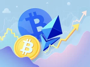 Charts showing significant Bitcoin and Ethereum ETF inflows, representing a strong rebound in institutional crypto adoption and digital asset investment.