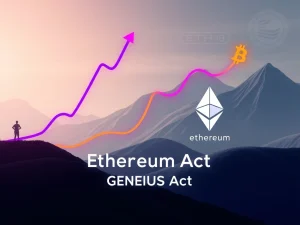 Graph showing Ethereum ETFs with phenomenal $1.8B inflows surpassing Bitcoin ETFs, indicating strong investor confidence.