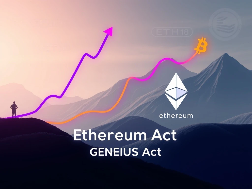 Graph showing Ethereum ETFs with phenomenal $1.8B inflows surpassing Bitcoin ETFs, indicating strong investor confidence.