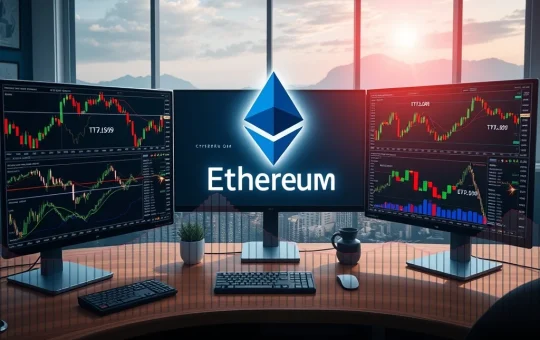 A chart showing a dramatic increase in Ethereum CME Futures open interest, symbolizing robust institutional confidence in ETH.
