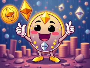 Little Pepe Ethereum meme coin celebrating $13.7M presale milestone