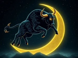 An Ethereum meme coin, MoonBull, aiming for high growth by mirroring LOFI's successful strategy in the crypto market.