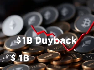 Ethereum news highlights BitMine's strategic $1B share buyback plan.