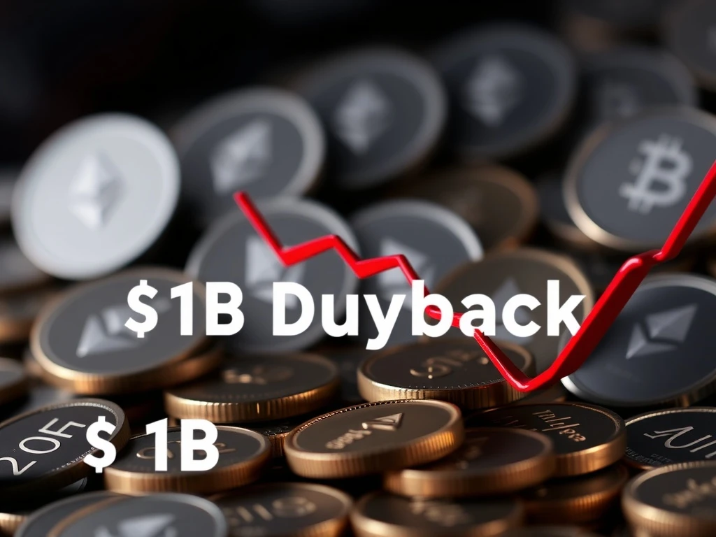 Ethereum news highlights BitMine's strategic $1B share buyback plan.