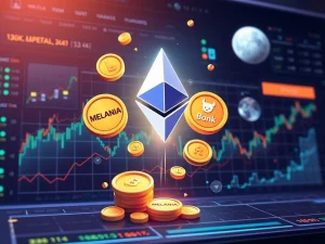 Ethereum news highlights MELANIA surge and MoonBull breakout in crypto market