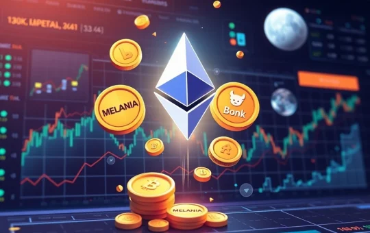Ethereum news highlights MELANIA surge and MoonBull breakout in crypto market