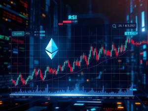 Ethereum price chart showing recent drop and ETF inflows driving July gains