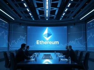 Ethereum news highlights SharpLink Gaming's massive ETH purchase and institutional adoption surge.