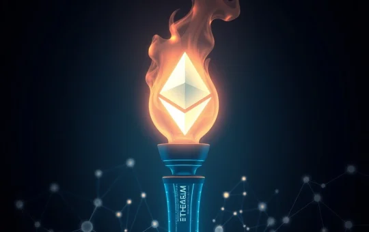 Ethereum Torch NFT symbolizing innovation and 10th anniversary celebration