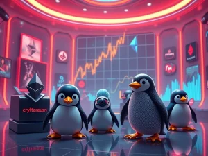 Ethereum NFT sales surge with CryptoPunks and Pudgy Penguins leading the market