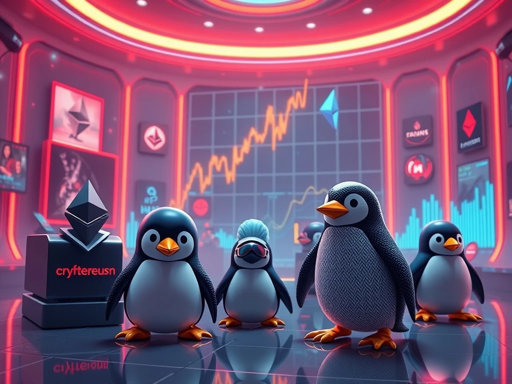 Ethereum NFT sales surge with CryptoPunks and Pudgy Penguins leading the market