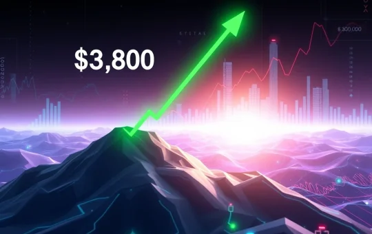 Ethereum price surging above $3,800 toward $4,000 breakout