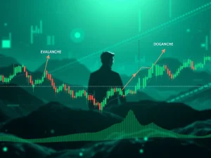 Charts illustrating Ethereum price analysis with key support and resistance levels for ETH, AVAX, and DOGE, as outlined by Ali Martinez.