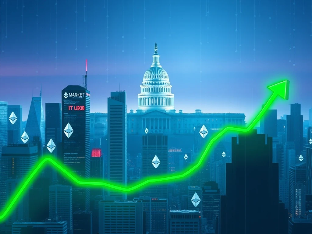 Chart illustrating Ethereum price stability with support levels and regulatory influence, indicating a strong ETH outlook.