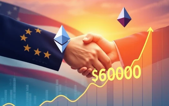 A dynamic chart illustrating a significant surge in Ethereum's price, reflecting a positive Ethereum price prediction driven by market optimism.
