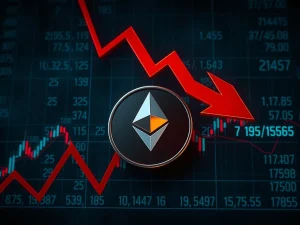 A visual metaphor for Abraxas Capital's massive Ethereum short position loss, depicting market volatility.