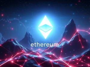 Ethereum supercycle proof with rising market trends and blockchain technology