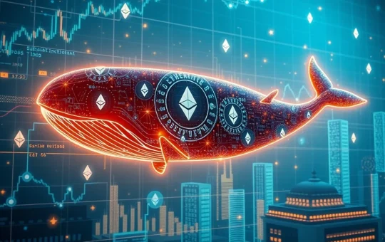 An Ethereum whale represents a massive $380M ETH acquisition through a Galaxy Digital transfer, indicating strong institutional confidence in Ethereum.