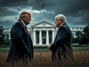 Former President Trump pressures Federal Reserve Chair Jerome Powell on interest rates, highlighting the delicate balance of monetary policy.