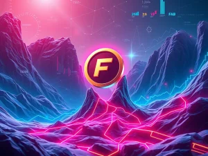 Fetch.AI (FET) coin breaking out of a descending wedge pattern with bullish momentum