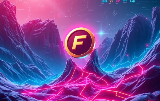 Fetch.AI (FET) coin breaking out of a descending wedge pattern with bullish momentum