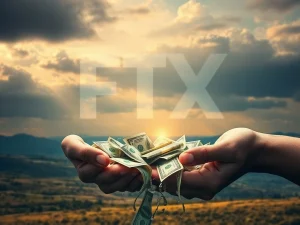A symbolic depiction of digital assets being returned to creditors, highlighting the crucial FTX creditor payouts and progress in the FTX bankruptcy.