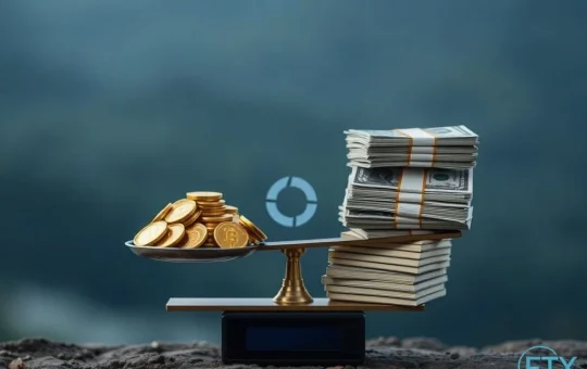 FTX creditors receiving a significant payout, symbolizing the resolution of crypto insolvency and the distribution of funds.