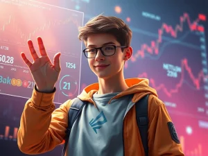 Gen Z crypto traders using AI tools to navigate volatile markets and prevent panic selling, highlighting a shift towards algorithmic trading.