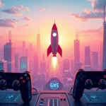 GNS cryptocurrency rocket soaring amid blockchain gaming partnerships and governance upgrades