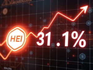 HEI cryptocurrency surges 31.01% amid strategic blockchain developments