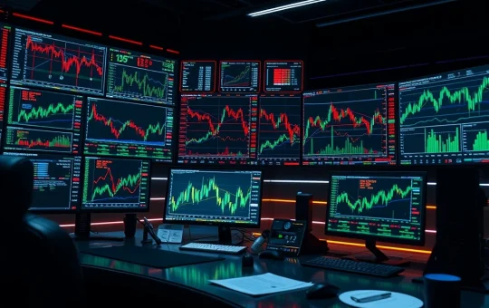 Charts showing HFT's rapid 277% surge, symbolizing the impact of regulatory shifts on high-frequency trading in the crypto market.