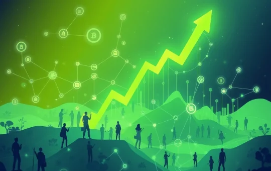 A vibrant chart showing IDEX's explosive crypto growth, symbolizing its strategic expansion and community-driven success.